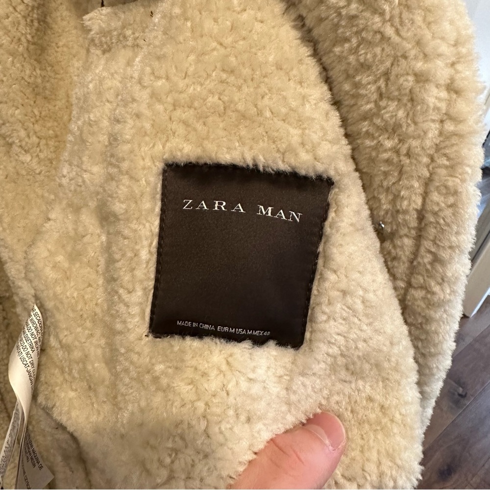 Zara Fur and Suede Coat - Picture 4 of 5